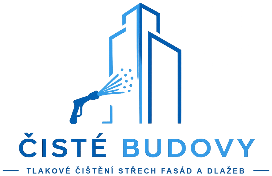 Čisté budovy — čištění fasád, střech a zámkové dlažby